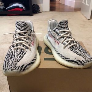 Zebra adidas yeezy boost 350 v2 w/box